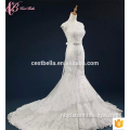 2017 Chinese Traditional Lace Beaded Rhinestone Wedding Dress Mermaid